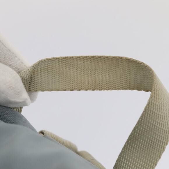 PRADA Backpack Nylon Light Blue Silver - Picture 14 of 16